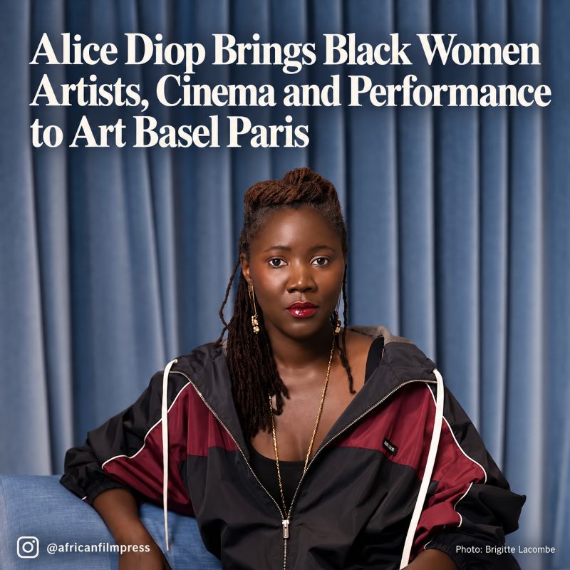 Alice Diop at Art Basel Paris.