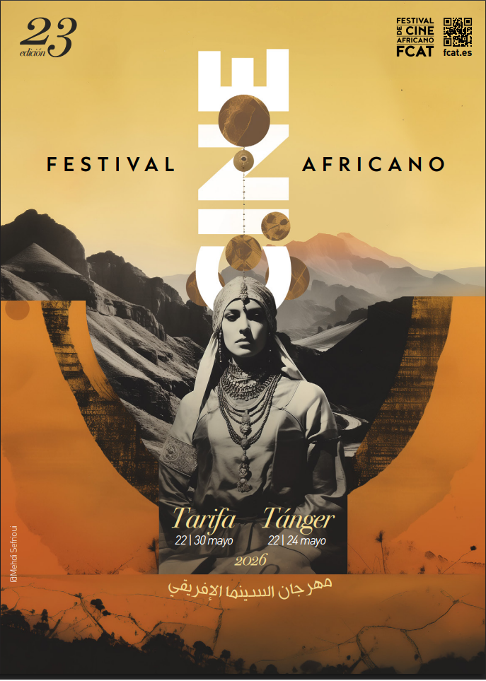 FCAT 2026 official poster — Festival de Cine Africano de Tarifa-Tánger, 23rd edition