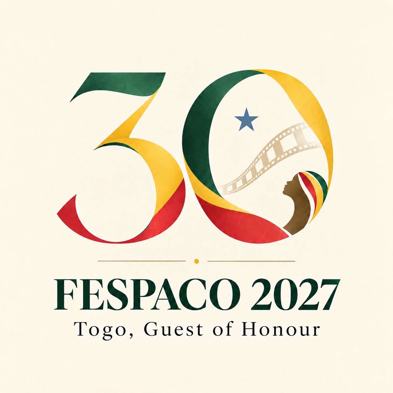 FESPACO 2027 graphic announcing Togo as the festival’s guest of honour country.