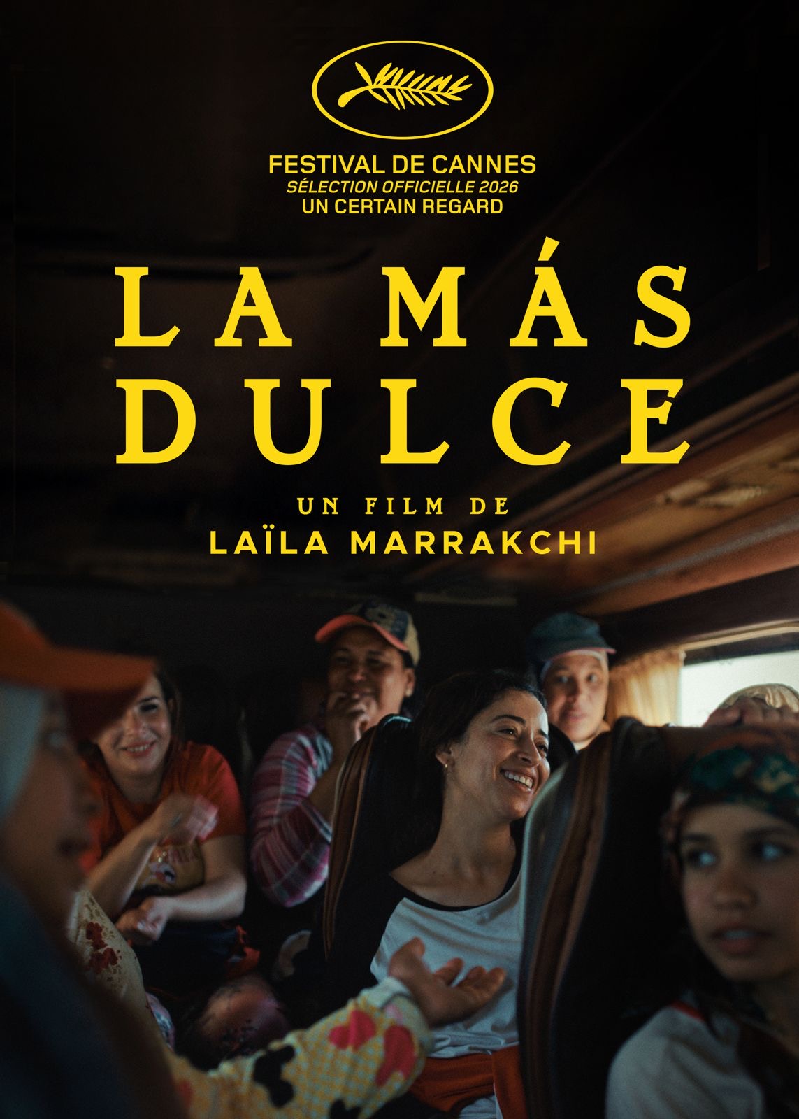 Poster for Laila Marrakchi’s La Más Dulce (Strawberries), selected for Un Certain Regard at Cannes 2026.