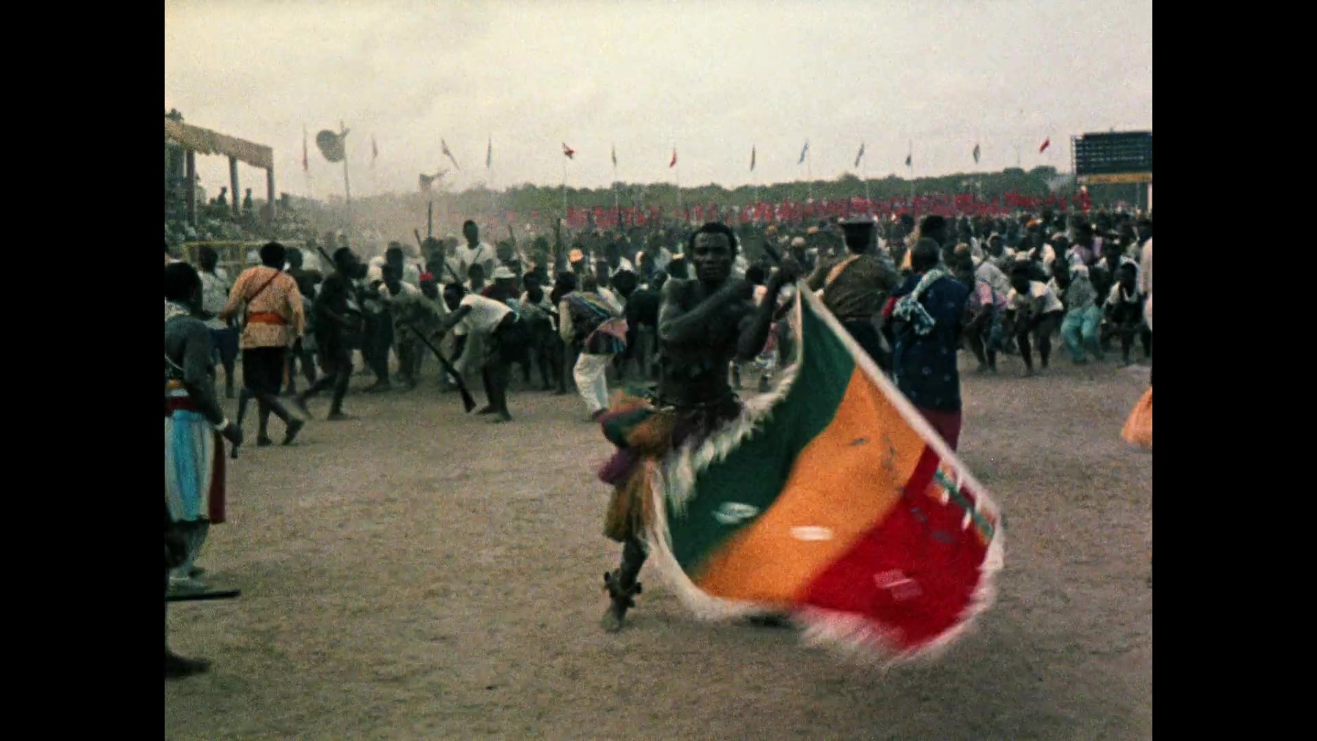 A historic Ghanaian public celebration in a still from the official trailer for The Eyes of Ghana.